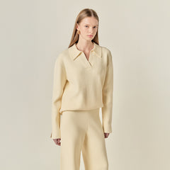 Collared Knit Sweater