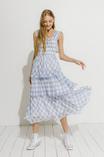 Load image into Gallery viewer, Gingham Check Maxi Dress
