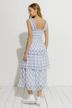 Load image into Gallery viewer, Gingham Check Maxi Dress
