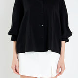 Balloon Sleeve Blouse