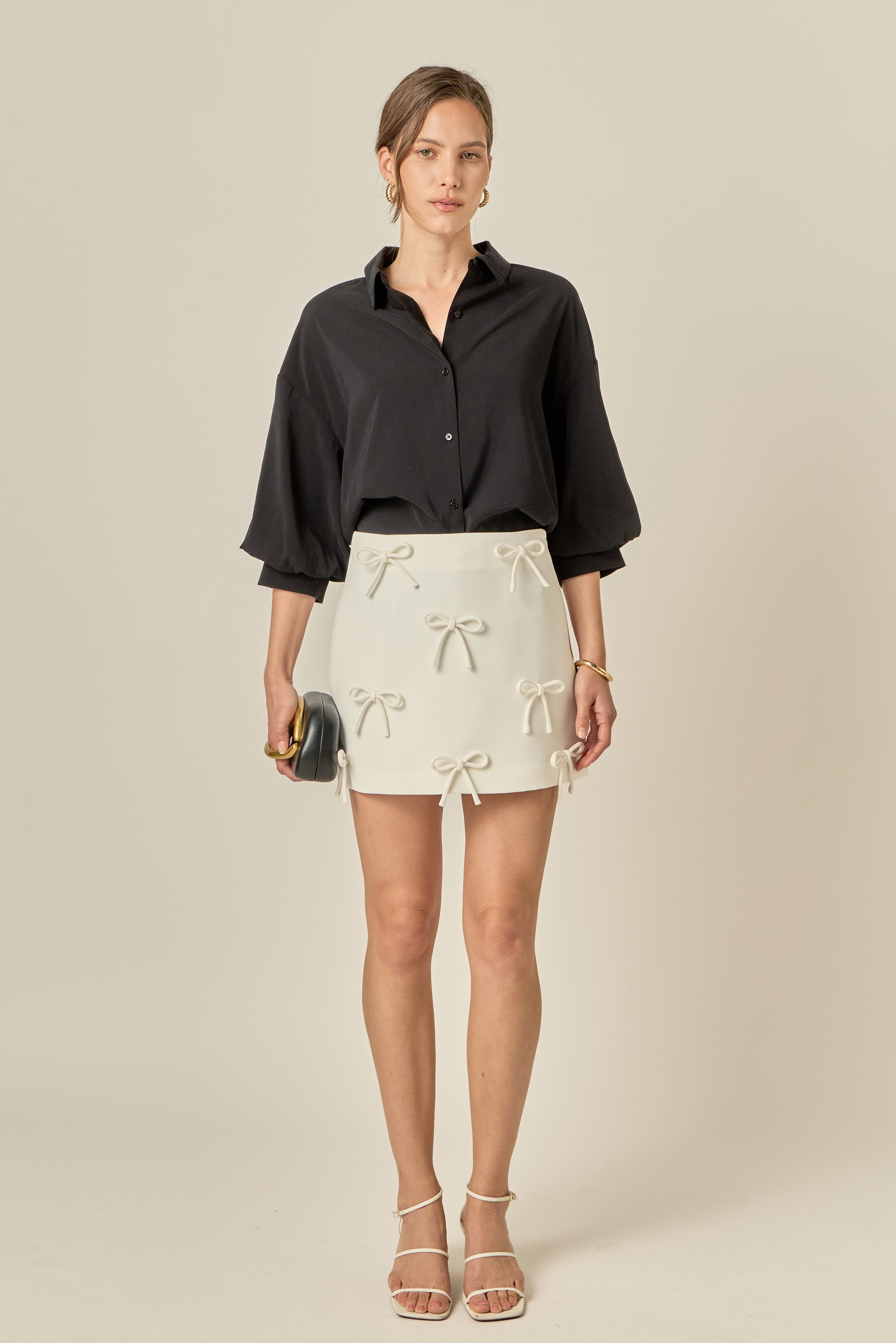 Balloon Sleeve Blouse