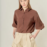 Balloon Sleeve Blouse
