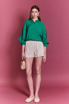 Balloon Sleeve Blouse