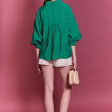 Balloon Sleeve Blouse