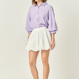 Balloon Sleeve Blouse