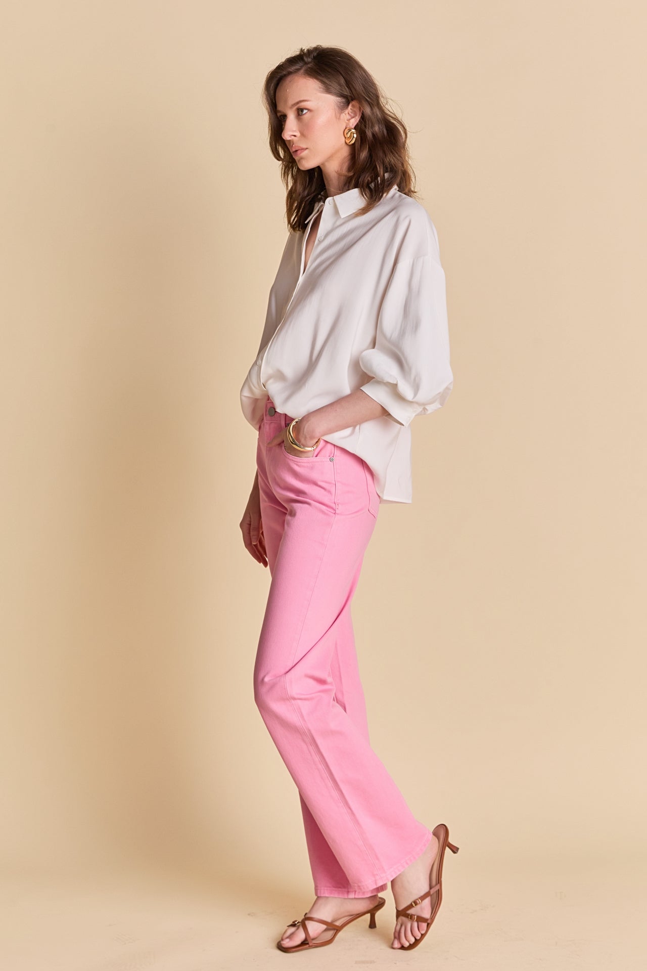 トップス BALLOON SLEEVE BLOUSE MOUSSY | BALLOON SLEEVE トップス (シャツ・ブラウス ) |SHEL