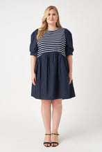 Load image into Gallery viewer, High Low Knit Combo Dress
