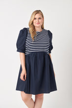 Load image into Gallery viewer, High Low Knit Combo Dress
