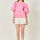 Poplin Sleeve Combo T-shirts