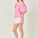 Poplin Sleeve Combo T-shirts