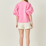 Poplin Sleeve Combo T-shirts