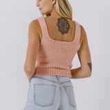 Floral Embroidered Knit Top