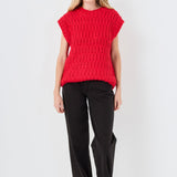 Chunky Knit Sweater Vest