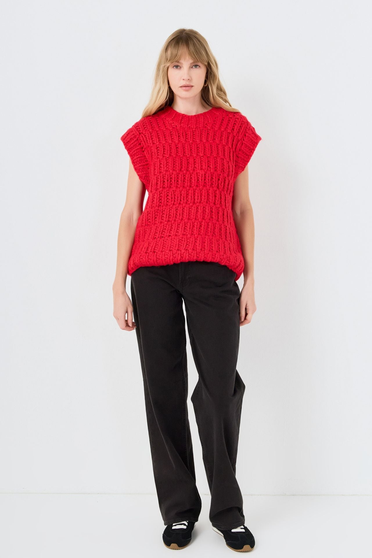 Chunky Knit Sweater Vest