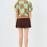 Check Pattern Sweater