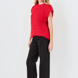Chunky Knit Sweater Vest