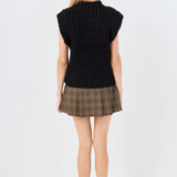 Chunky Knit Sweater Vest