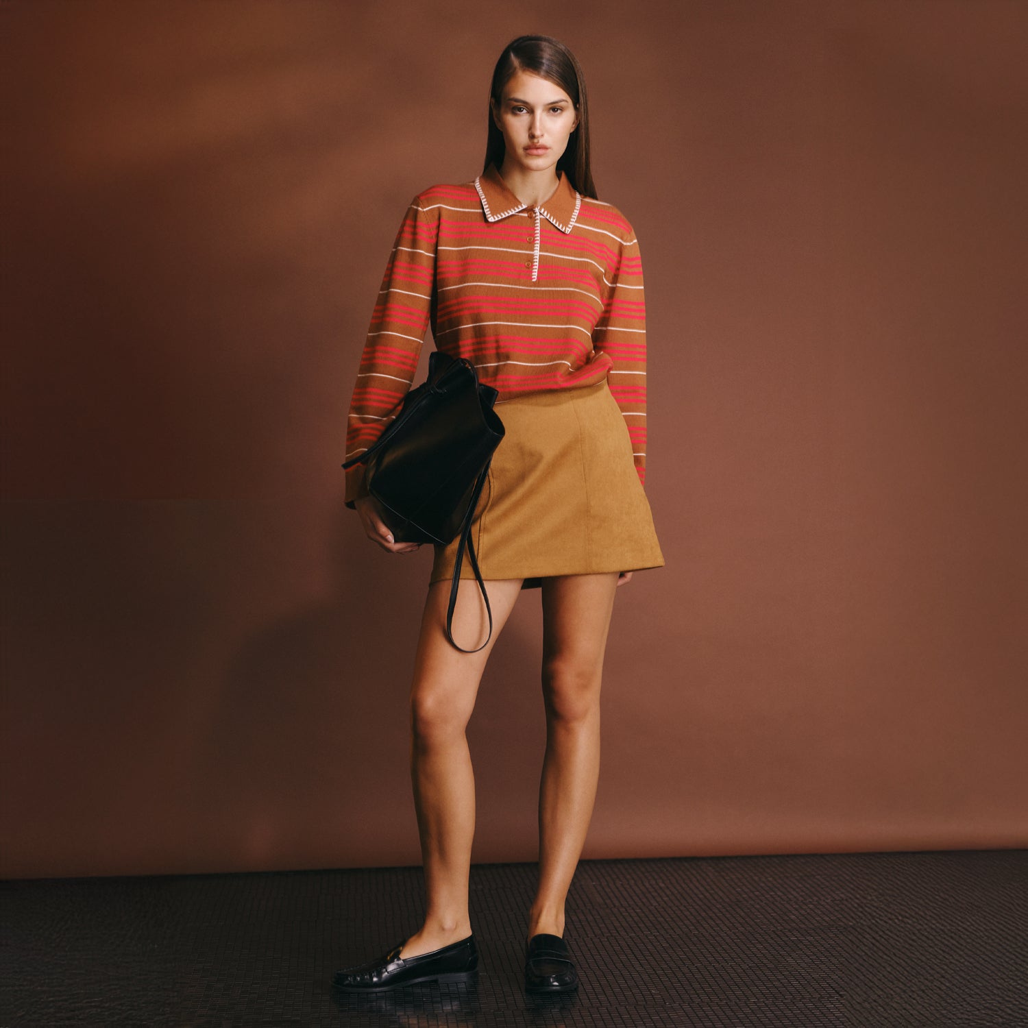 Heart Whipstitch Knit Sweater – English Factory