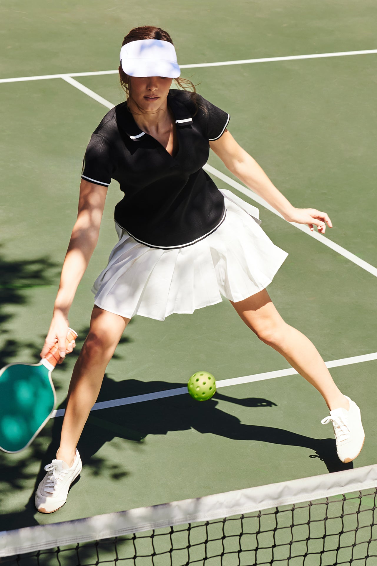 Shop new collection EF Sports Club at shopenglishfactory.com. For the love of the game. And getting dressed for it. Inspired by the style found on and around the court, this collection brings together pleated skorts, polished polos, sporty knits, and clean silhouettes with a fresh perspective. Some classics just happen to keep score.