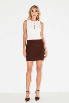 Knit Mini Skirt