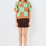 Check Pattern Sweater