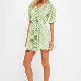 Ruffle Pintuck Dress- Sold Out