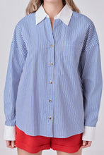 Load image into Gallery viewer, Striped Poplin Shirt
