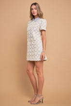 Load image into Gallery viewer, Premium Ribbon Embroidery Collared Dress
