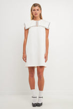 Load image into Gallery viewer, Sailor Collar Dress with Trim

