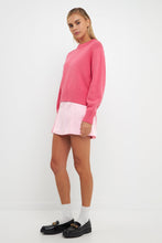 Load image into Gallery viewer, ENGLISH FACTORY-Relaxed Fit Pink Sweater-SWEATERS &amp; KNITS available at Objectrare
