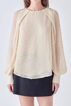 Load image into Gallery viewer, ENGLISH FACTORY-Swiss Dot Long Sleeve Blouse-SHIRTS &amp; BLOUSES available at Objectrare
