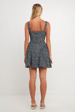 Load image into Gallery viewer, Printed Linen Bustier Dress
