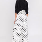 ENGLISH FACTORY - Polka Dot Wide Pants - PANTS available at Objectrare