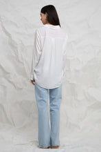 Load image into Gallery viewer, Front Tie Oversized Collared Top
