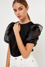 Load image into Gallery viewer, Organza Sleeve Shirt
