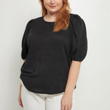 ENGLISH FACTORY - Pleated Shoulder Knit Top - TOPS available at Objectrare