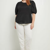 ENGLISH FACTORY - Pleated Shoulder Knit Top - TOPS available at Objectrare