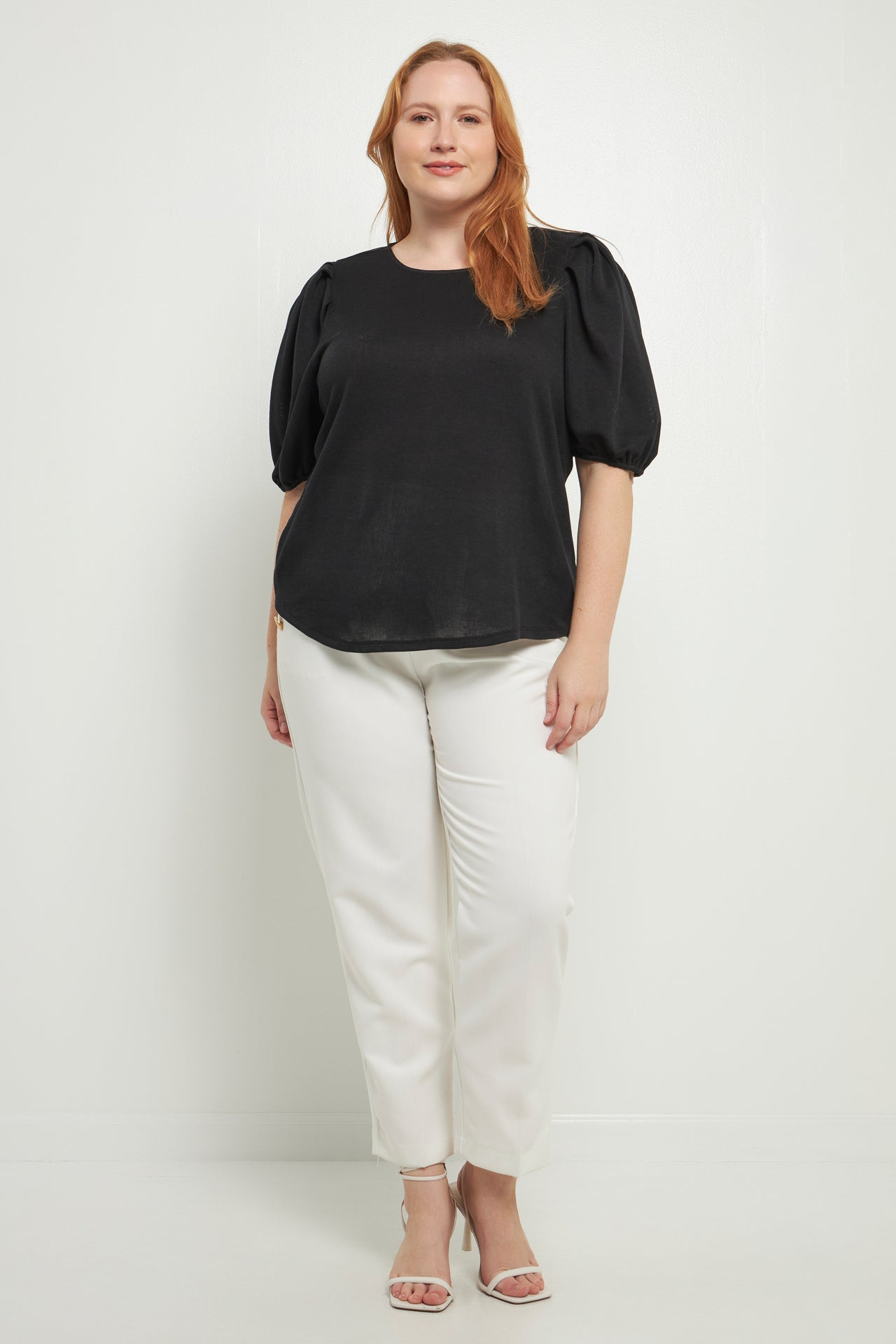 ENGLISH FACTORY - Pleated Shoulder Knit Top - TOPS available at Objectrare