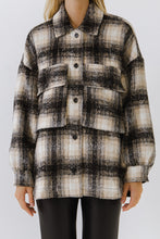 Load image into Gallery viewer, ENGLISH FACTORY-Oversized Plaid Shacket-COATS available at Objectrare
