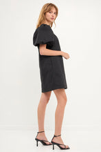 Load image into Gallery viewer, Puff Sleeve A-line Shift Mini Dress
