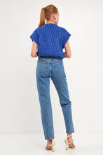 Load image into Gallery viewer, ENGLISH FACTORY-Chunky Knit Sweater Vest-SWEATERS &amp; KNITS available at Objectrare
