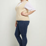 ENGLISH FACTORY - Knit Sweater Vest - SWEATERS & KNITS available at Objectrare