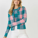 Plaid Cardigan- Sold Out