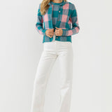 Plaid Cardigan- Sold Out