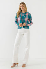 Load image into Gallery viewer, Plaid Cardigan
