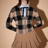 Plaid Cardigan- Sold Out