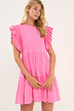 Load image into Gallery viewer, Knit Ruffled Mini Dress
