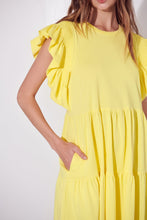 Load image into Gallery viewer, Knit Ruffled Mini Dress
