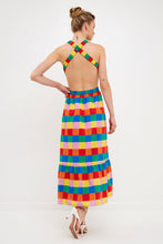 Load image into Gallery viewer, Multi Color Elastic Detail Dress

