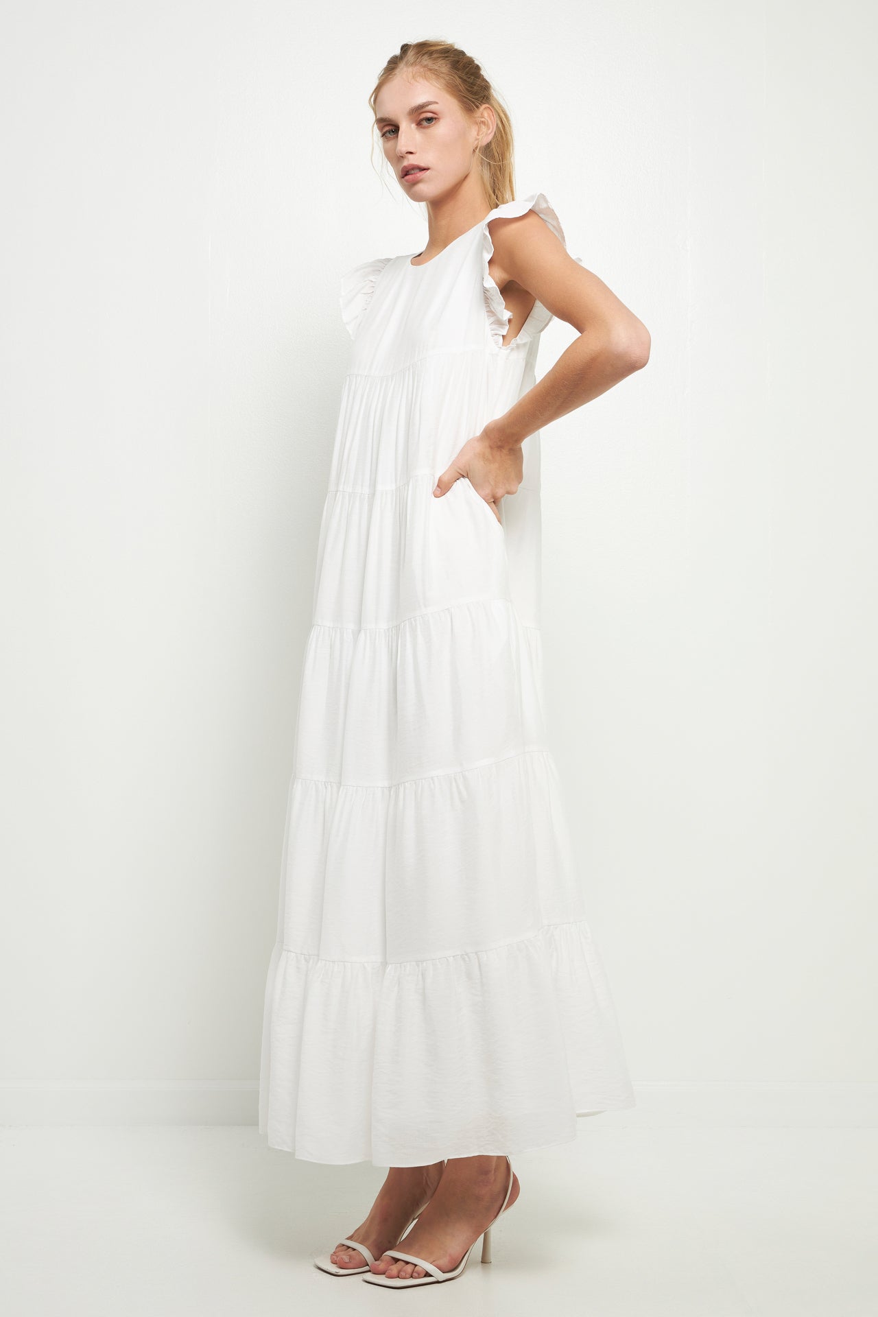 Tiered Maxi Dress – English Factory